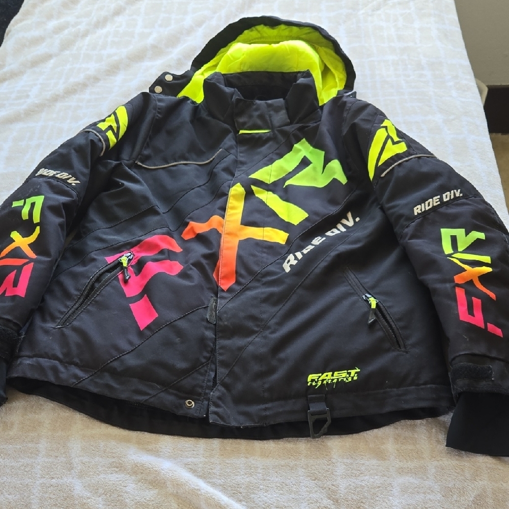 Kids Black and Neon Jacket
